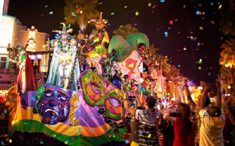 Mardi Gras no Universal Studios em Orlando