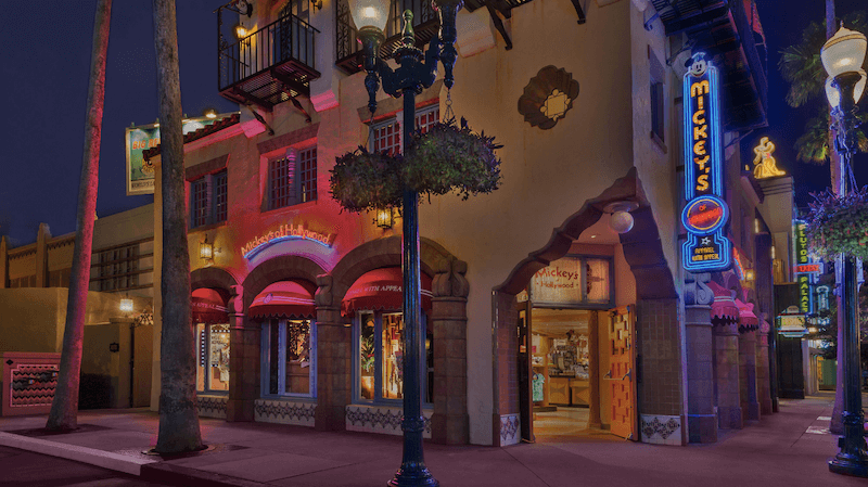 Entrada da Loja Mickey’s of Hollywood na Disney Orlando