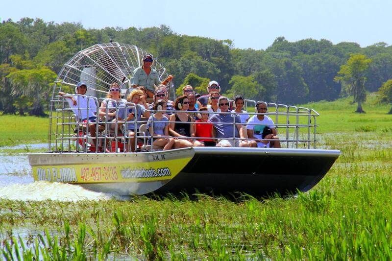 Airboat Tours no Wild Florida Airboats & Gator