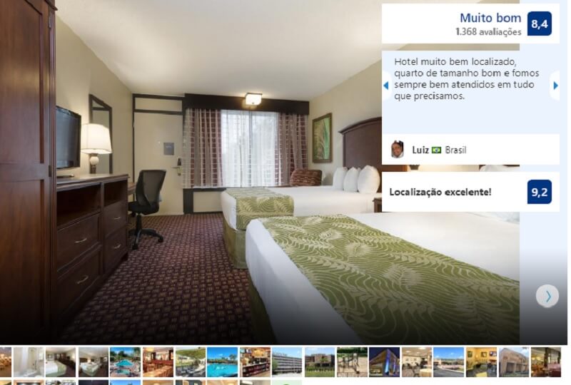 Quarto do Rosen Inn International em Orlando