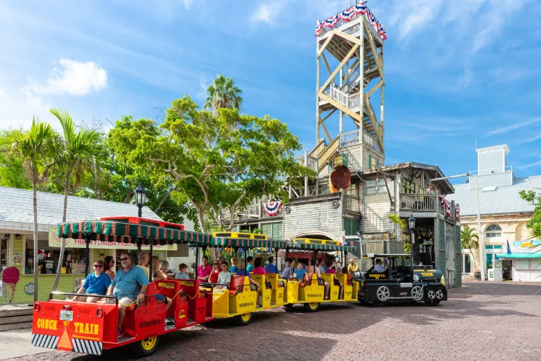 Passeio de Trem turístico de Key West