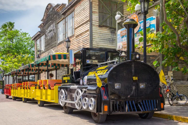 Trem turístico de Key West