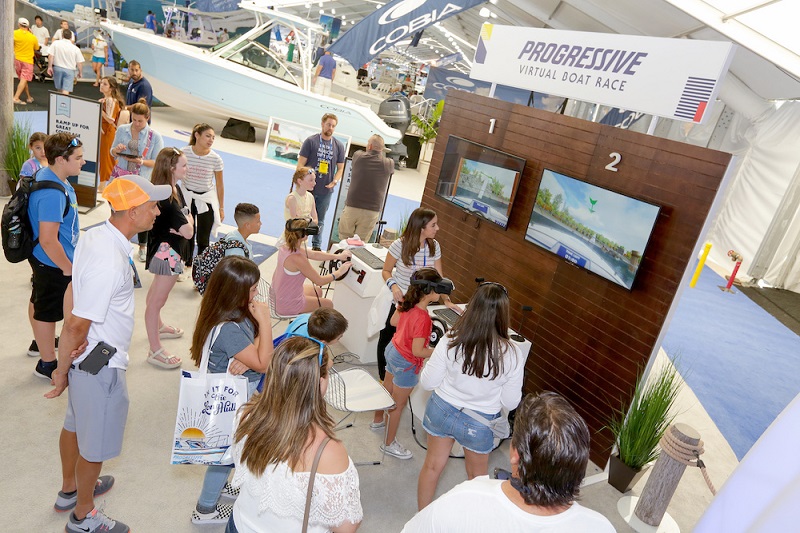 Ativação do Miami International Boat Show