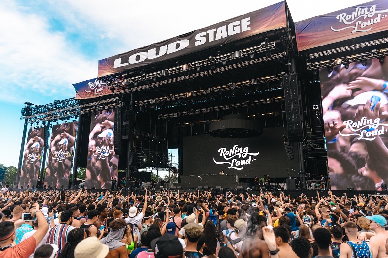 Palco do Rolling Loud em Miami