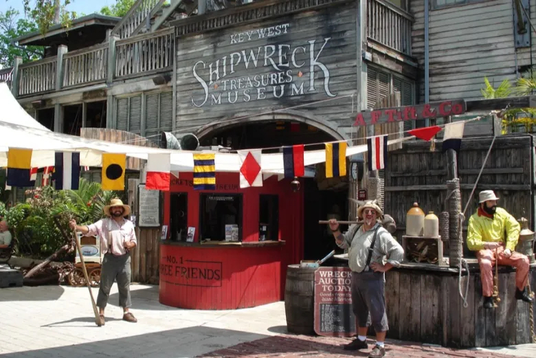 Entrada do Museu de Tesouros de Naufrágios em Key West