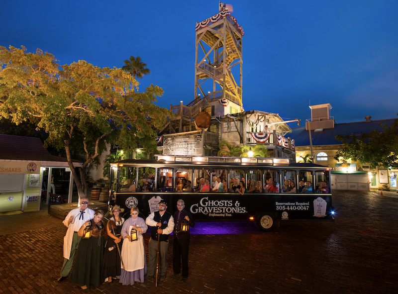 Trólebus dos Fantasmas no Museu de Tesouros de Naufrágios em Key West