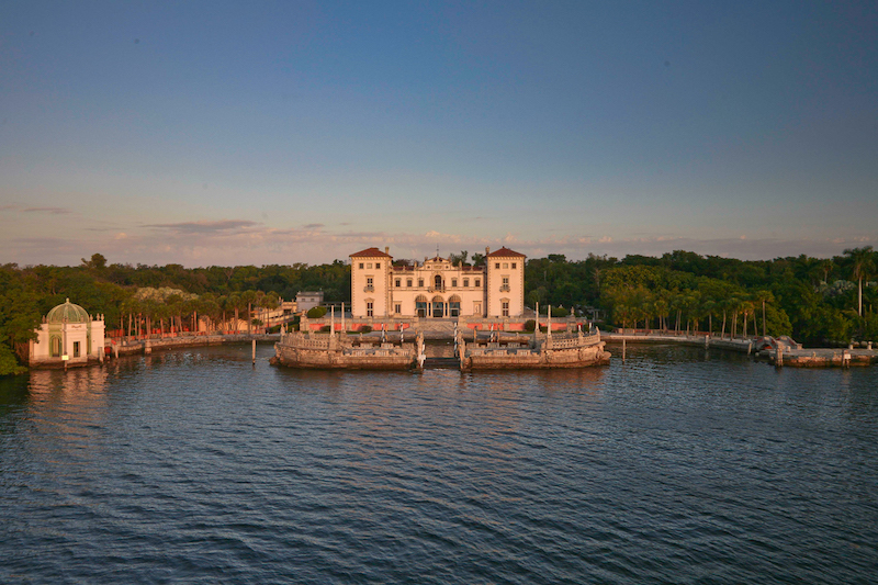 Vista da Villa Vizcaya Museum and Gardens em Miami