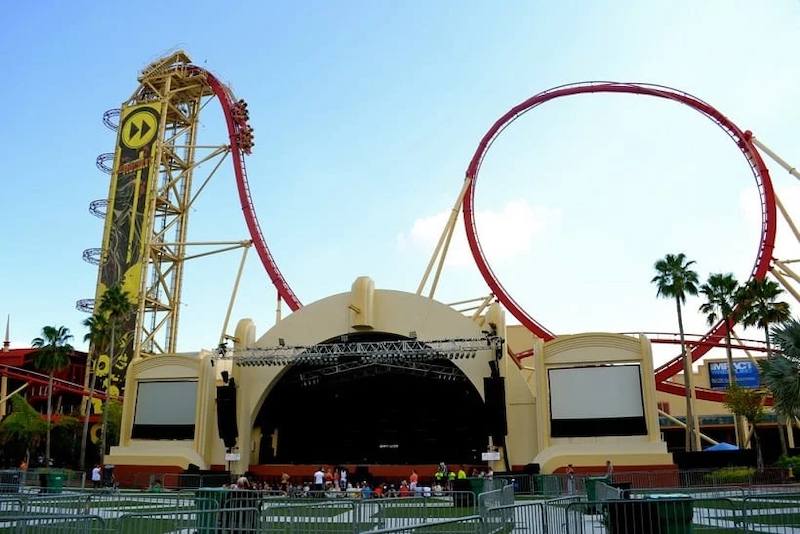 Hollywood Rip Ride Rockit no Universal Studios em Orlando